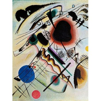 №0380 „Black Spot“ ,Vasily Kandinsky . Μοναδικός πίνακας σε καμβά, με εντυπωσιακές χειροποίητες 3D πινελιές. Δημιουργείται αποκλειστικά για εσάς, κατόπιν παραγγελίας
