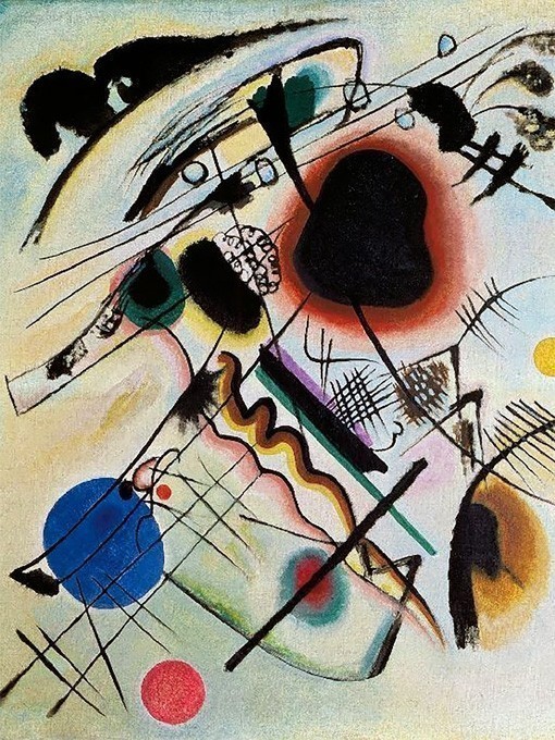 №0380 „Black Spot“ ,Vasily Kandinsky . Μοναδικός πίνακας σε καμβά, με εντυπωσιακές χειροποίητες 3D πινελιές. Δημιουργείται αποκλειστικά για εσάς, κατόπιν παραγγελίας