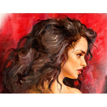 №0885, Tenderness. Μοναδικός πίνακας σε καμβά, με εντυπωσιακές χειροποίητες 3D πινελιές. Δημιουργείται αποκλειστικά για εσάς, κατόπιν παραγγελίας