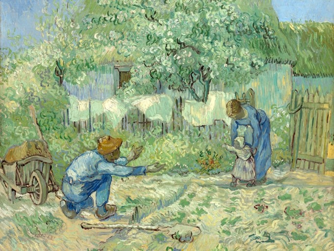 №0933, "Getting Started", Van Gogh. Μοναδικός πίνακας σε καμβά, με εντυπωσιακές χειροποίητες 3D πινελιές. Δημιουργείται αποκλειστικά για εσάς, κατόπιν παραγγελίας