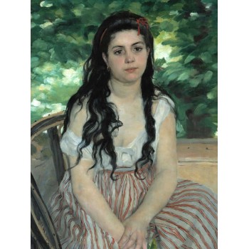 №0974, Summer, Renoir. Μοναδικός πίνακας σε καμβά, με εντυπωσιακές χειροποίητες 3D πινελιές. Δημιουργείται αποκλειστικά για εσάς, κατόπιν παραγγελίας