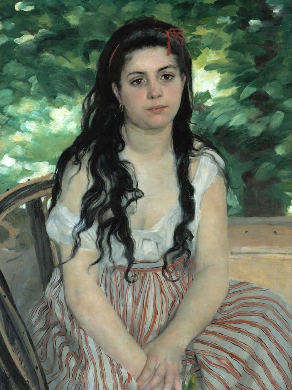 №0974, Summer, Renoir. Μοναδικός πίνακας σε καμβά, με εντυπωσιακές χειροποίητες 3D πινελιές. Δημιουργείται αποκλειστικά για εσάς, κατόπιν παραγγελίας