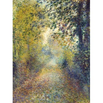 №1008, "In the Woods ",Renoir. Μοναδικός πίνακας σε καμβά, με εντυπωσιακές χειροποίητες 3D πινελιές. Δημιουργείται αποκλειστικά για εσάς, κατόπιν παραγγελίας