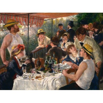 №1010, "Luncheon of the Boating Party", Renoir. Μοναδικός πίνακας σε καμβά, με εντυπωσιακές χειροποίητες 3D πινελιές. Δημιουργείται αποκλειστικά για εσάς, κατόπιν παραγγελίας