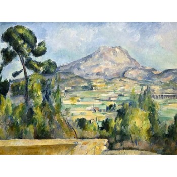 №1268, "Mont Sainte-Victoire II", Paul Cezanne. Μοναδικός πίνακας σε καμβά, με εντυπωσιακές χειροποίητες 3D πινελιές. Δημιουργείται αποκλειστικά για εσάς, κατόπιν παραγγελίας