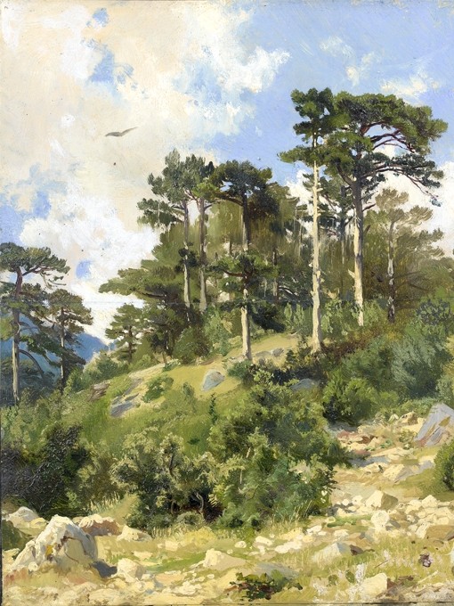 №1365, "Forest Landscape", Ivan Shishkin. Μοναδικός πίνακας σε καμβά, με εντυπωσιακές χειροποίητες 3D πινελιές. Δημιουργείται αποκλειστικά για εσάς, κατόπιν παραγγελίας