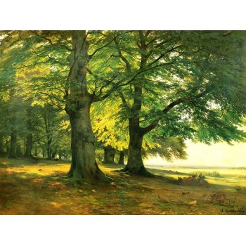 №1445, Oak Forest II, Ivan Shishkin. Μοναδικός πίνακας σε καμβά, με εντυπωσιακές χειροποίητες 3D πινελιές. Δημιουργείται αποκλειστικά για εσάς, κατόπιν παραγγελίας