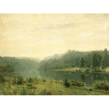№1449, Beach, Ivan Shishkin. Μοναδικός πίνακας σε καμβά, με εντυπωσιακές χειροποίητες 3D πινελιές. Δημιουργείται αποκλειστικά για εσάς, κατόπιν παραγγελίας