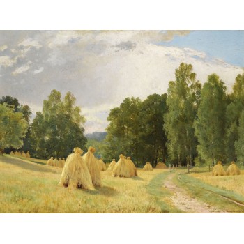 №1451,"Stacks, Transfiguration", Ivan Shishkin. Μοναδικός πίνακας σε καμβά, με εντυπωσιακές χειροποίητες 3D πινελιές. Δημιουργείται αποκλειστικά για εσάς, κατόπιν παραγγελίας
