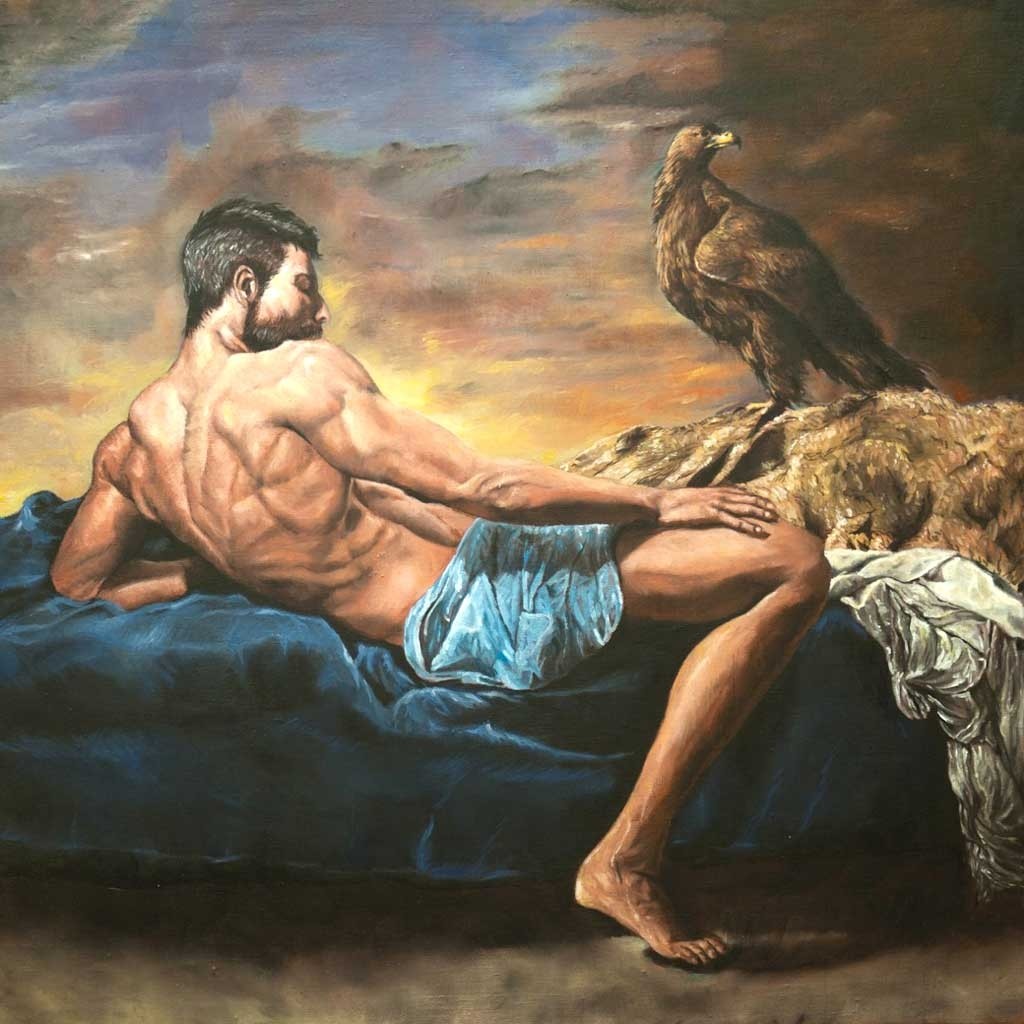 №2157, Conversation. Μοναδικός πίνακας σε καμβά, με εντυπωσιακές χειροποίητες 3D πινελιές. Δημιουργείται αποκλειστικά για εσάς, κατόπιν παραγγελίας