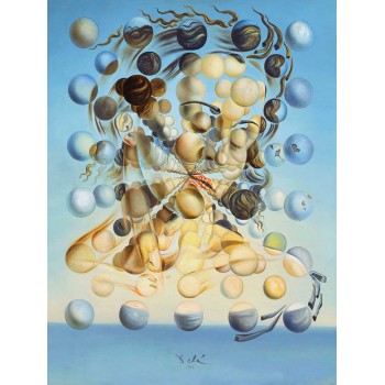 №2889 Salvador Dali 1952 Galatea of the Spheres. Μοναδικός πίνακας σε καμβά, με εντυπωσιακές χειροποίητες 3D πινελιές. Δημιουργείται αποκλειστικά για εσάς, κατόπιν παραγγελίας