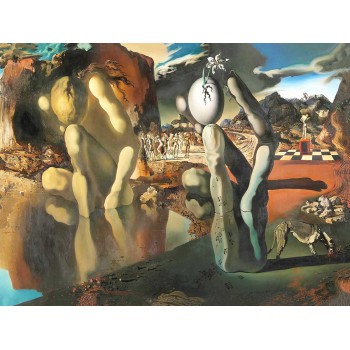 №2934 The Metamorphosis of Narcissus, Salvador Dali. Μοναδικός πίνακας σε καμβά, με εντυπωσιακές χειροποίητες 3D πινελιές. Δημιουργείται αποκλειστικά για εσάς, κατόπιν παραγγελίας