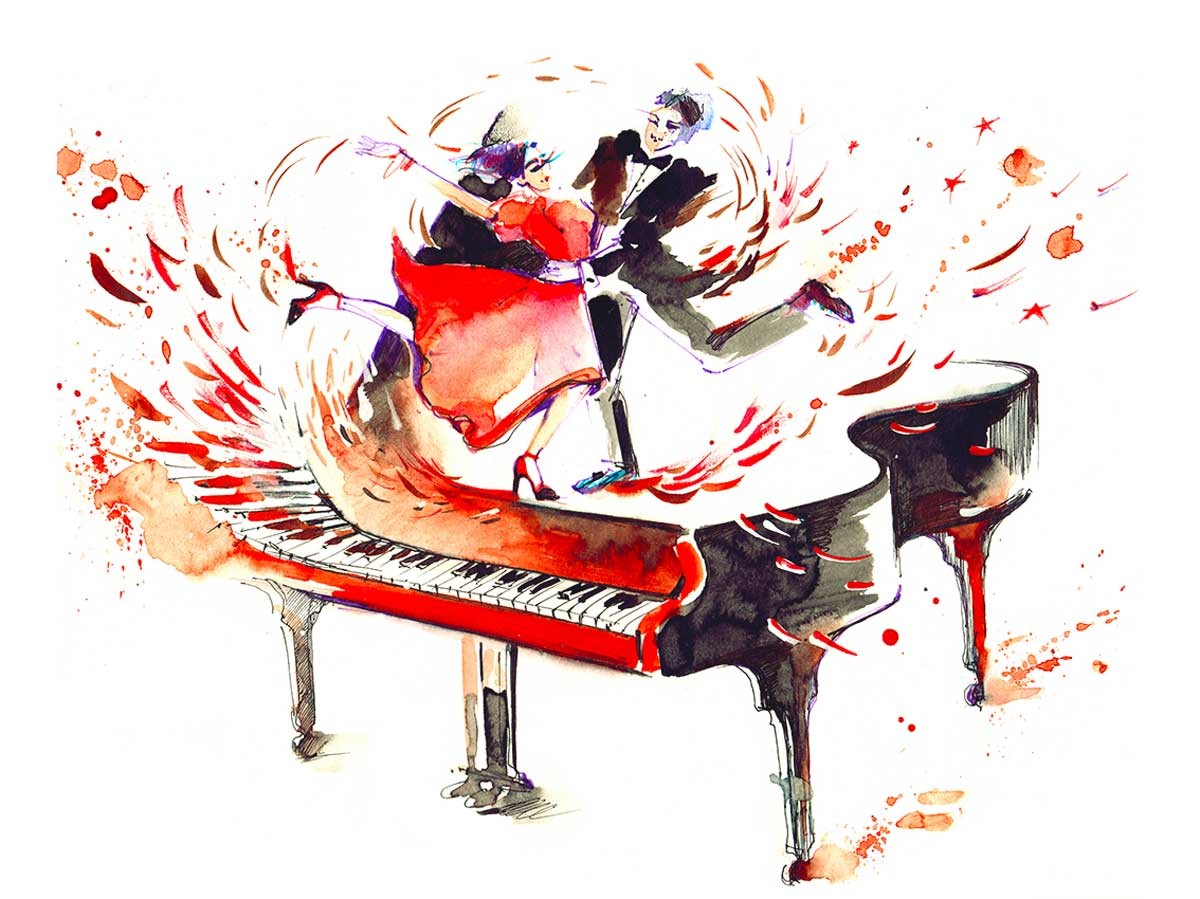 №2964 Piano - play my emotion. Μοναδικός πίνακας σε καμβά, με εντυπωσιακές χειροποίητες 3D πινελιές. Δημιουργείται αποκλειστικά για εσάς, κατόπιν παραγγελίας