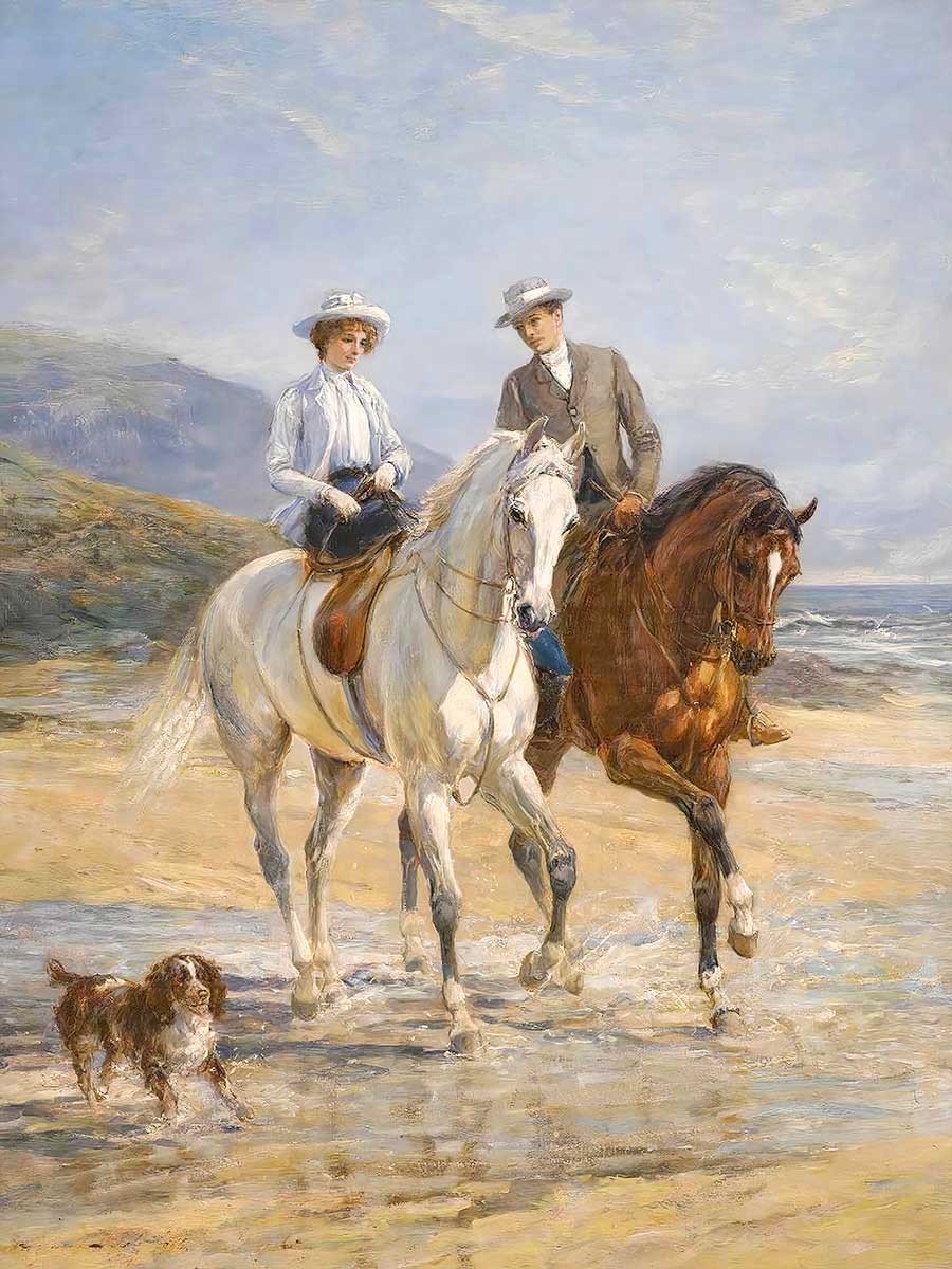 №3263 HeywoodHardy - Pleasant Company. Μοναδικός πίνακας σε καμβά, με εντυπωσιακές χειροποίητες 3D πινελιές. Δημιουργείται αποκλειστικά για εσάς, κατόπιν παραγγελίας