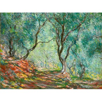 №3610 Olive Tree Wood in the Moreno Garden - Claude Monet. Μοναδικός πίνακας σε καμβά, με εντυπωσιακές χειροποίητες 3D πινελιές. Δημιουργείται αποκλειστικά για εσάς, κατόπιν παραγγελίας