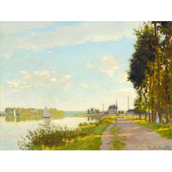 №3778 Claude Monet - Argenteuil. Μοναδικός πίνακας σε καμβά, με εντυπωσιακές χειροποίητες 3D πινελιές. Δημιουργείται αποκλειστικά για εσάς, κατόπιν παραγγελίας