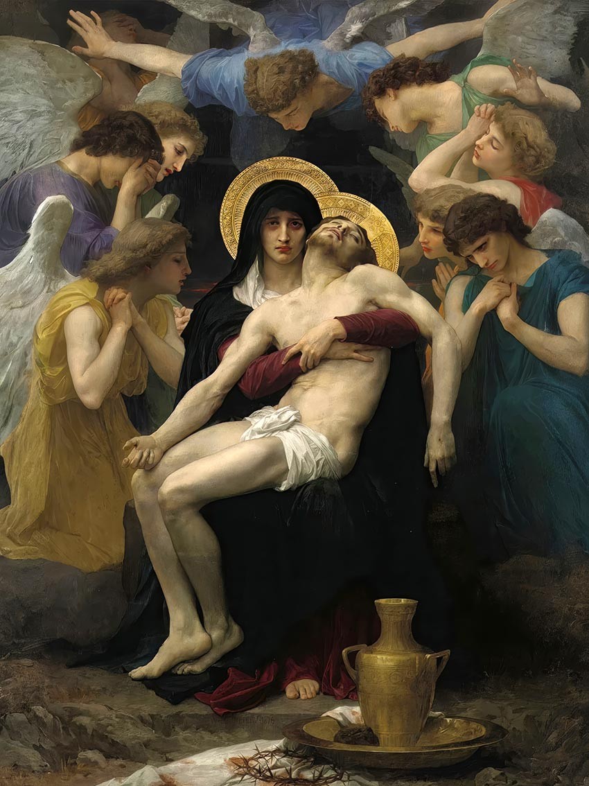 №3832 William-Adolphe Bouguereau - Pieta. 