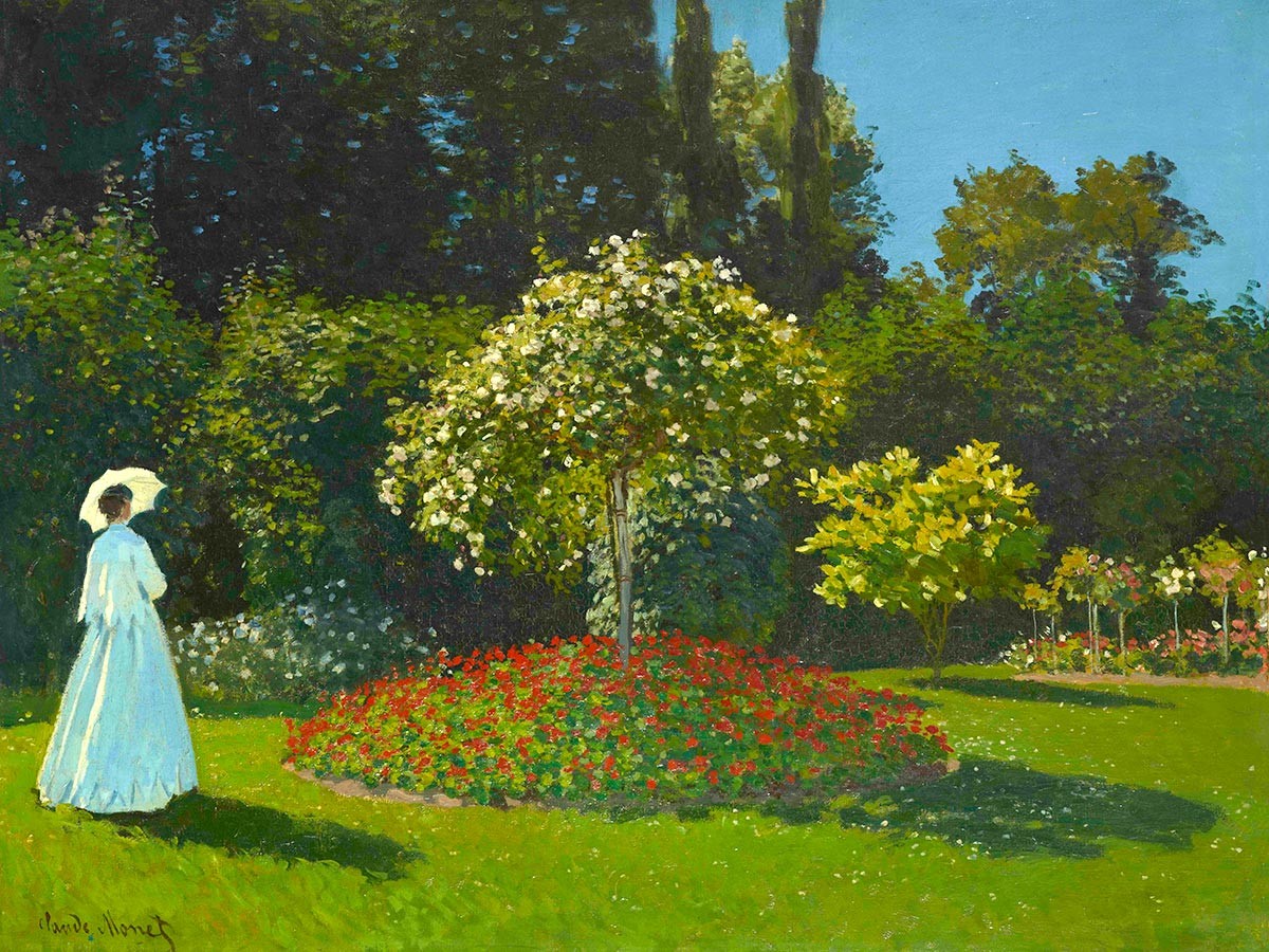 №3849 Claude Monet - Lady in the Garden. 