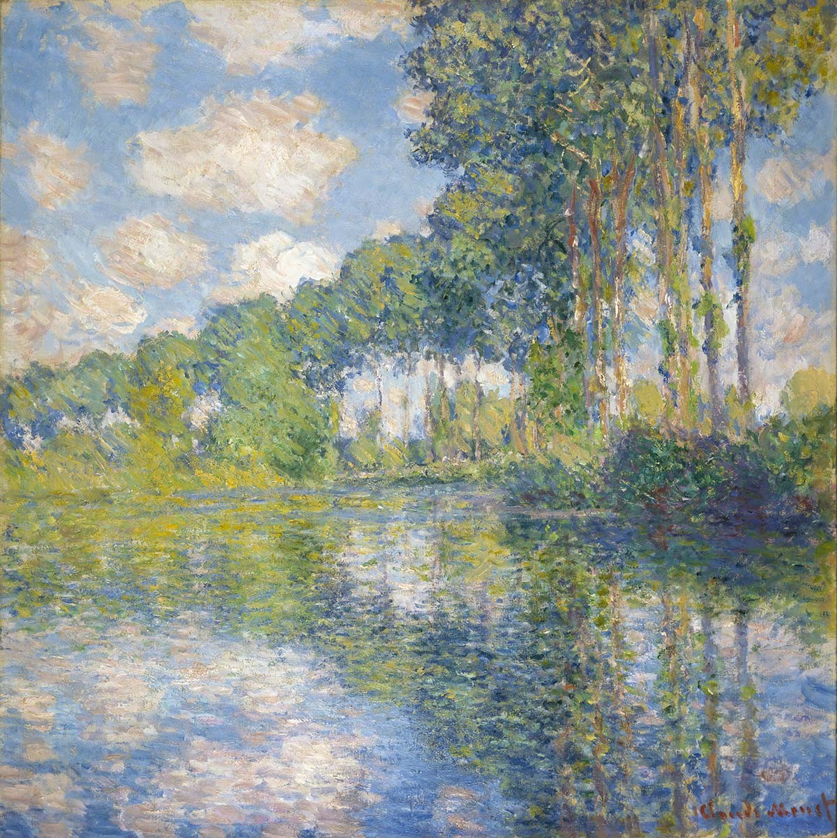 №3860 Claude Monet - Poplars on the Epte. 