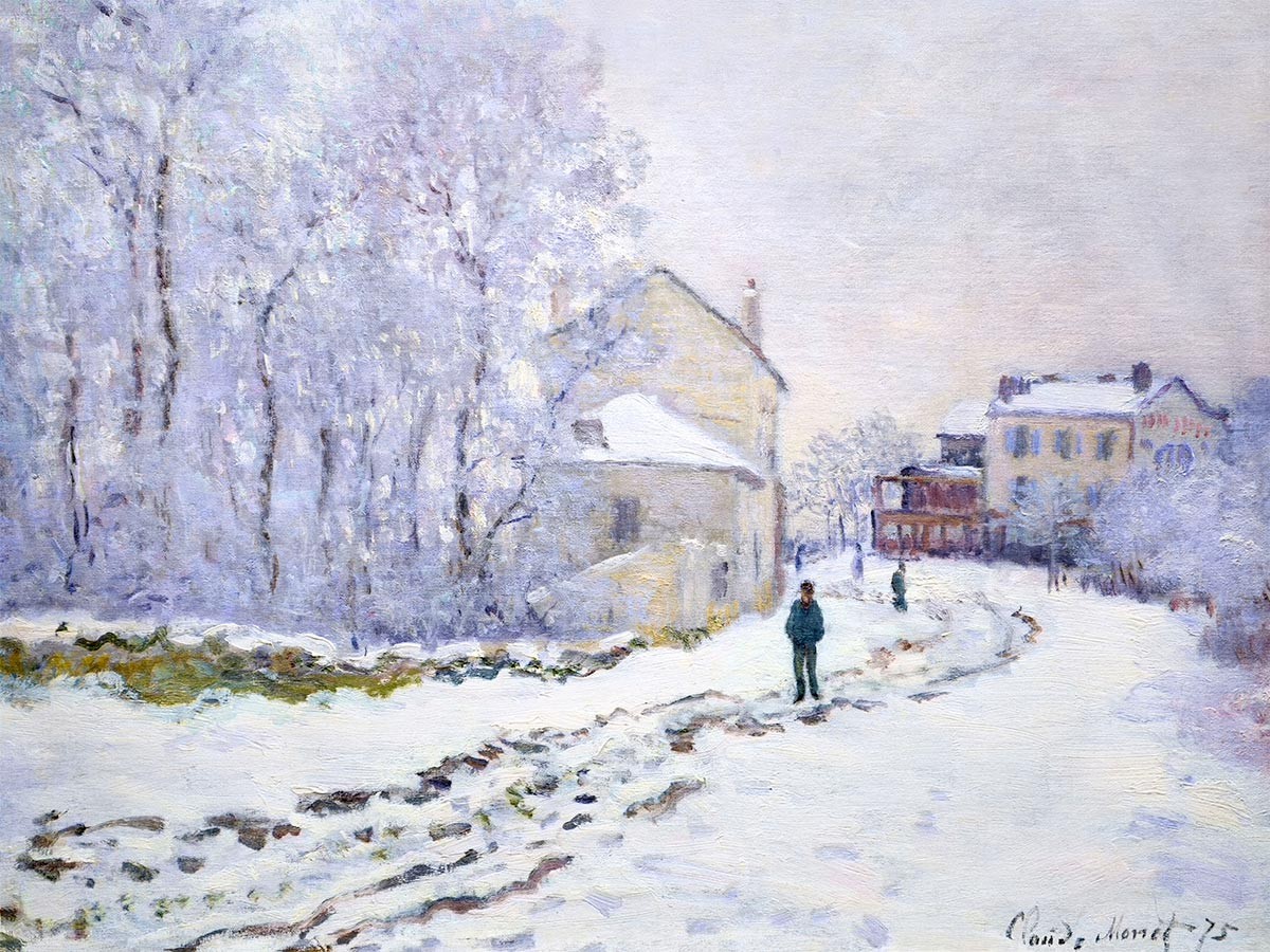 №3865 Claude Monet - Snow at Argenteuil. 