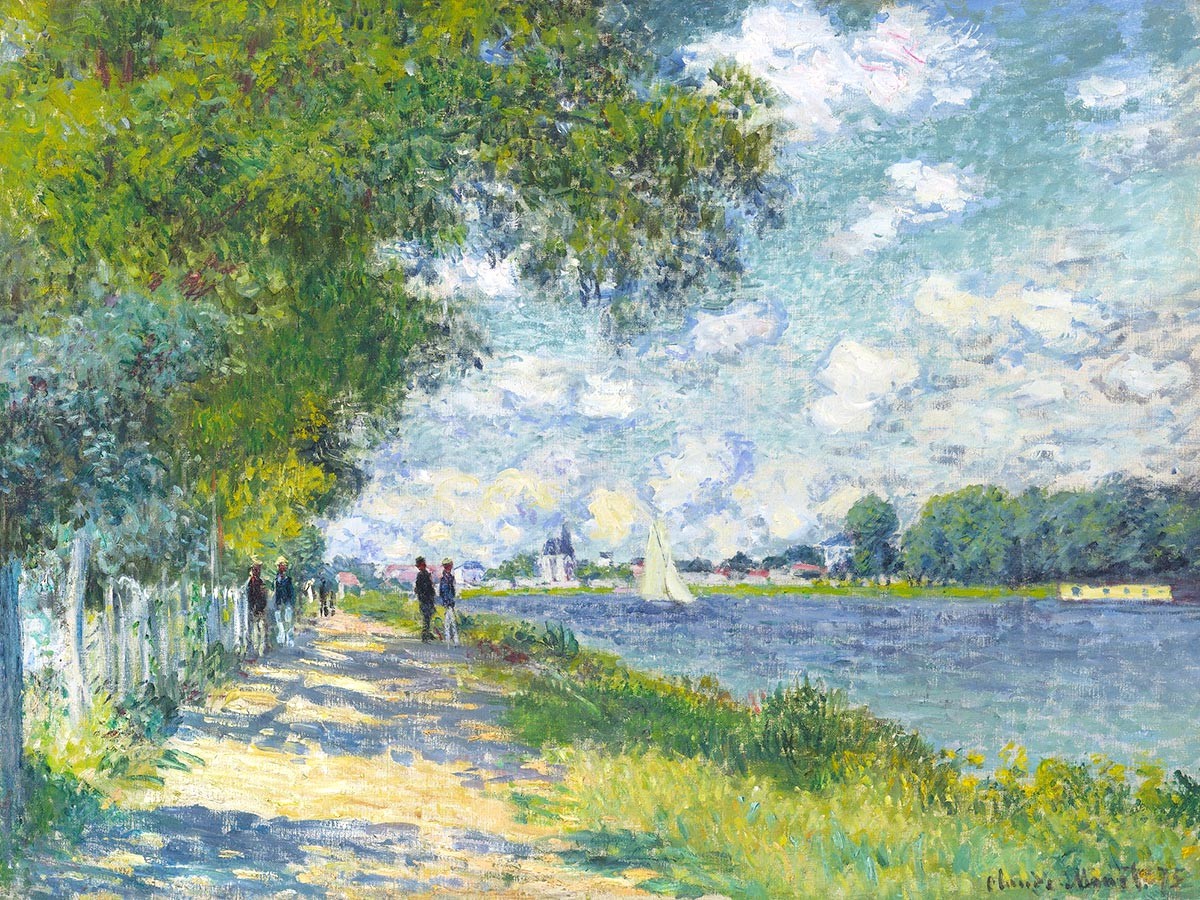 №3882 Claude Monet - The Seine at Argenteuil. 