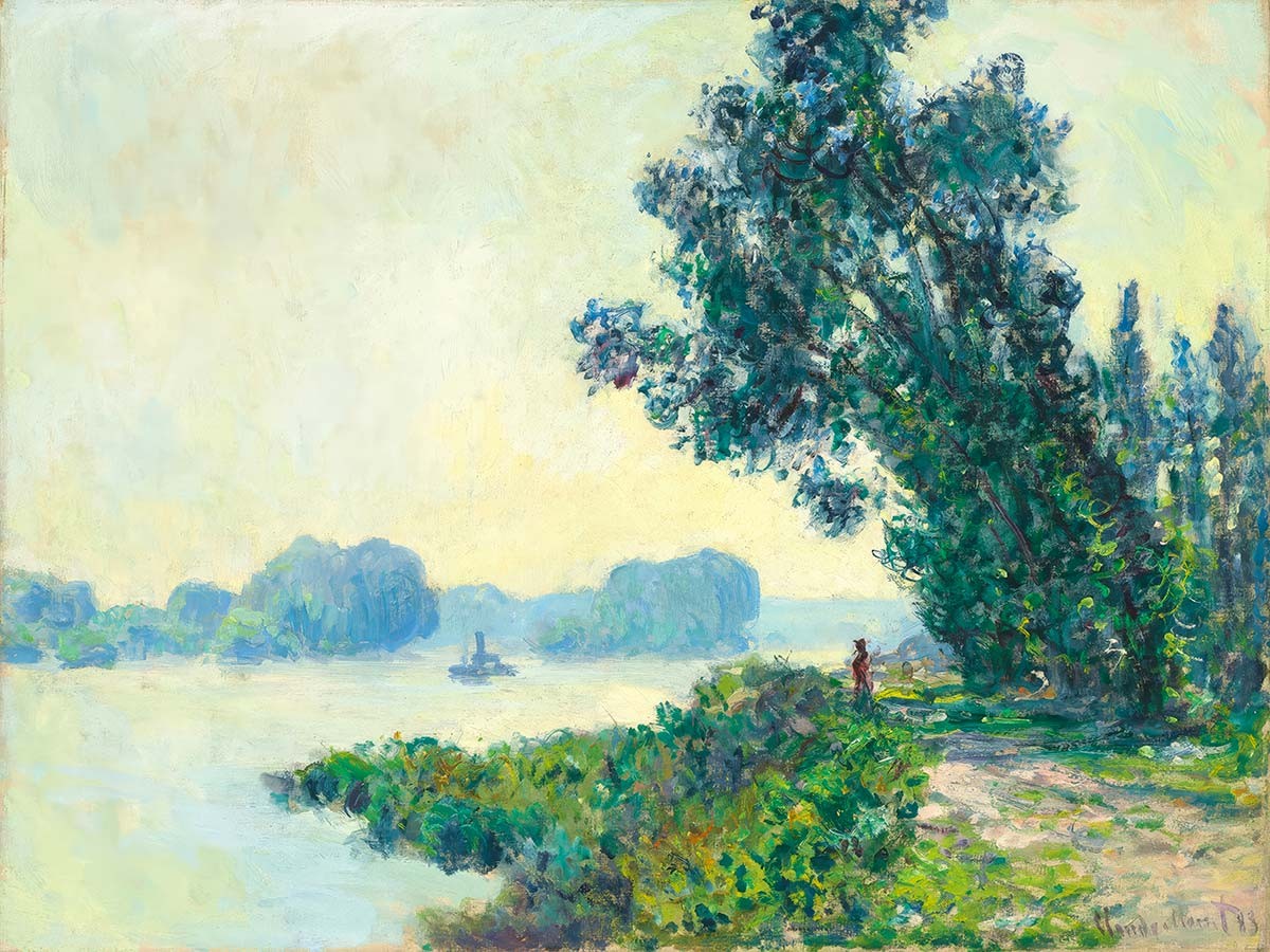 №3883 Claude Monet - The Towpath at Granval. 