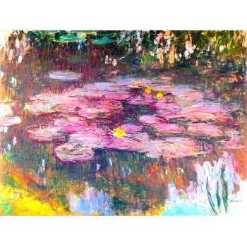 №3890 Claude Monet - Water lilies, 1917. 
