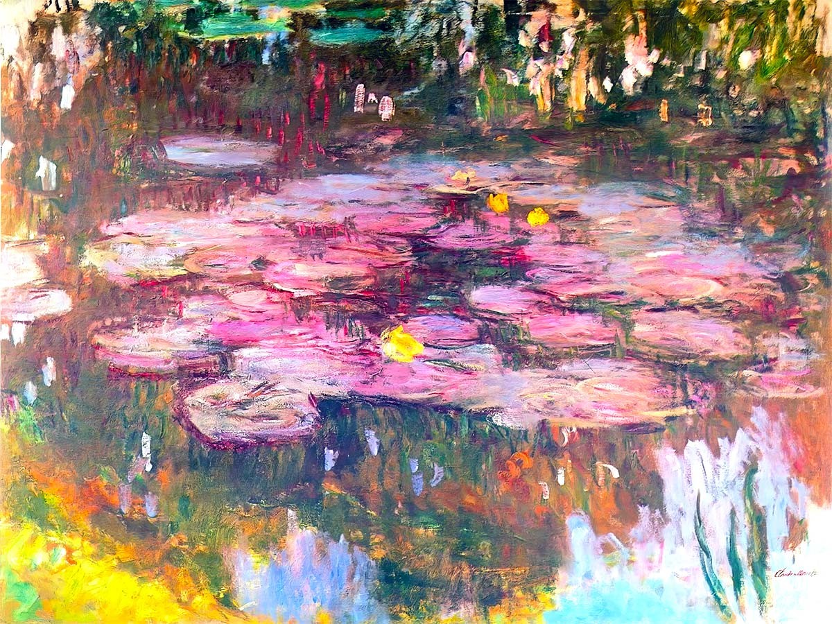 №3890 Claude Monet - Water lilies, 1917. 