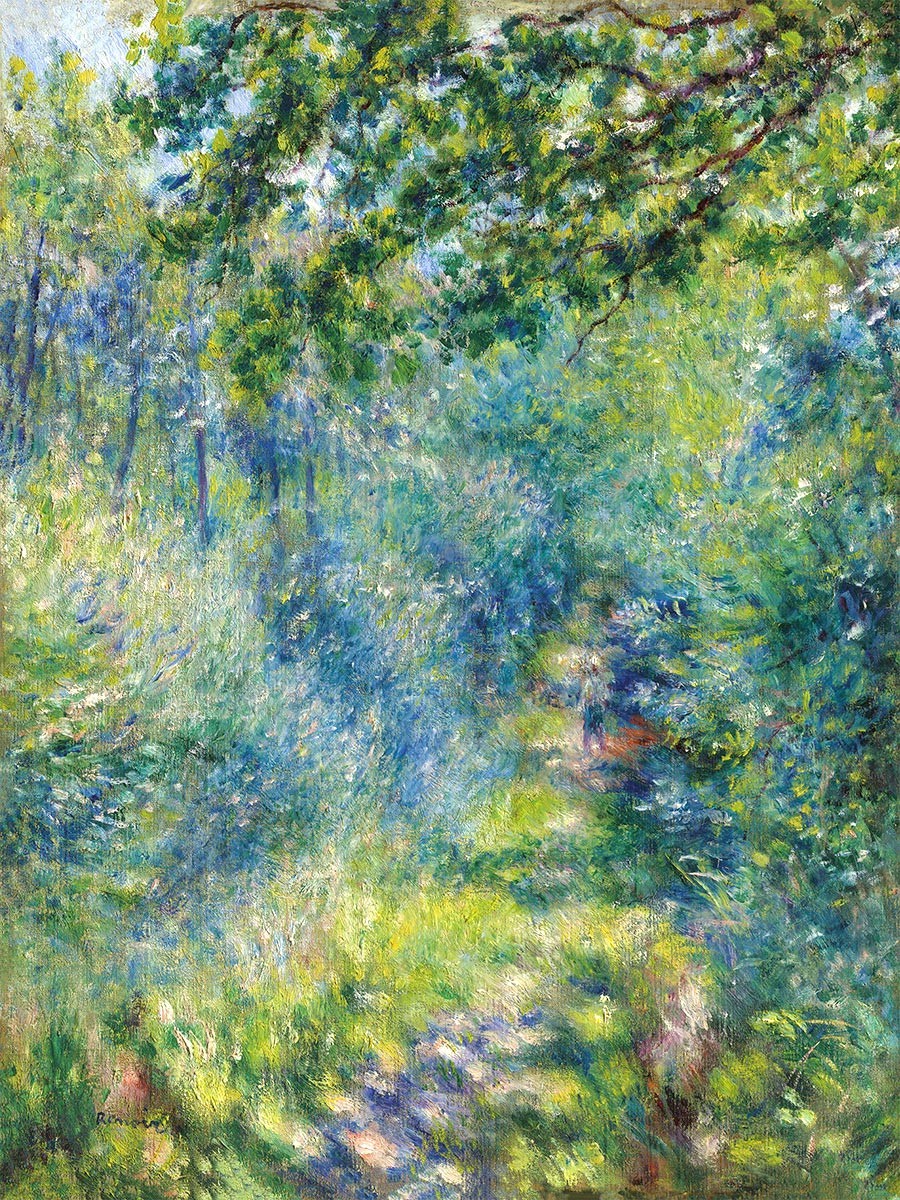 №3902 Pierre-Auguste Renoir - Path in the Forest. 
