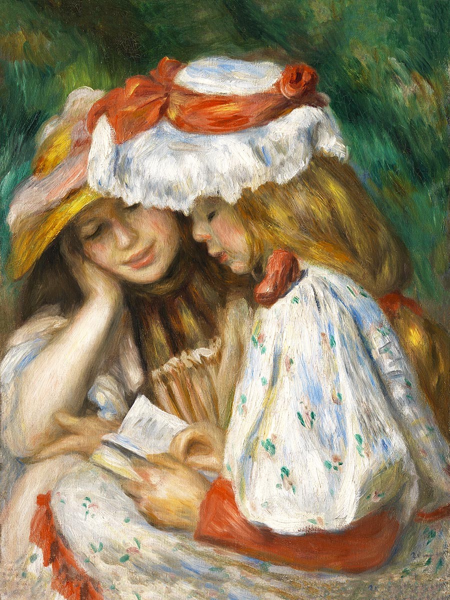 №3911 Pierre-Auguste Renoir - Two Girls Reading. 
