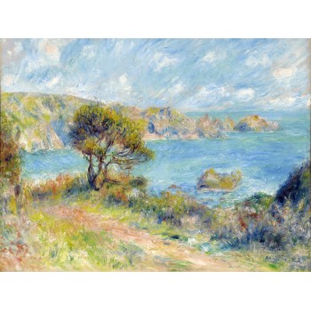 №3912 Pierre-Auguste Renoir - View at Guernsey. 