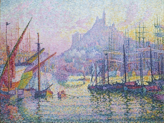 №0200, View of the Marseille Gate,Paul Bruise. Μοναδικός πίνακας σε καμβά, με εντυπωσιακές χειροποίητες 3D πινελιές. Δημιουργείται αποκλειστικά για εσάς, κατόπιν παραγγελίας