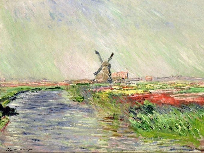 №0215,Field of tulips. Μοναδικός πίνακας σε καμβά, με εντυπωσιακές χειροποίητες 3D πινελιές. Δημιουργείται αποκλειστικά για εσάς, κατόπιν παραγγελίας