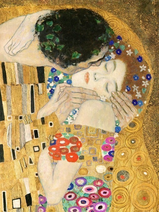 №0220, The kiss (fragment),Gustav Klimt. Μοναδικός πίνακας σε καμβά, με εντυπωσιακές χειροποίητες 3D πινελιές. Δημιουργείται αποκλειστικά για εσάς, κατόπιν παραγγελίας